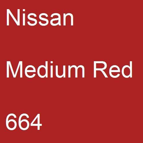 Nissan, Medium Red, 664.